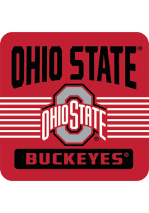 Ohio State Buckeyes Red Metal Magnet