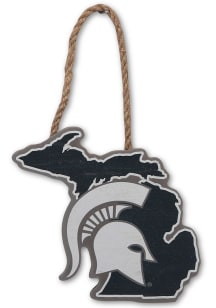 Michigan State Spartans Hanging Wood Sign