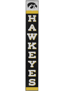 Iowa Hawkeyes Vertical Wood Sign