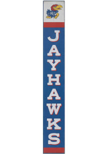 Kansas Jayhawks Vertical Wood Sign