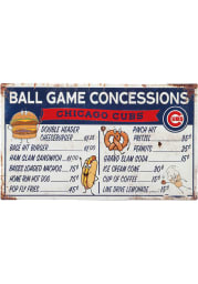 Chicago Cubs Concession Sign