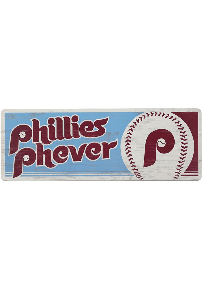 Philadelphia Phillies Wood Pennant Sign, Red, Size NA, Rally House