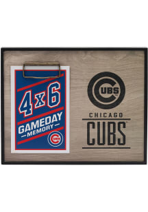 Chicago Cubs Deep Wood Photo Picture Frame