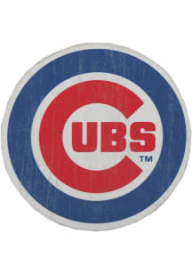 Chicago Cubs Logo Wood Magnet