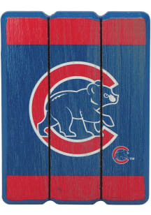 Chicago Cubs Wood Panel Magnet
