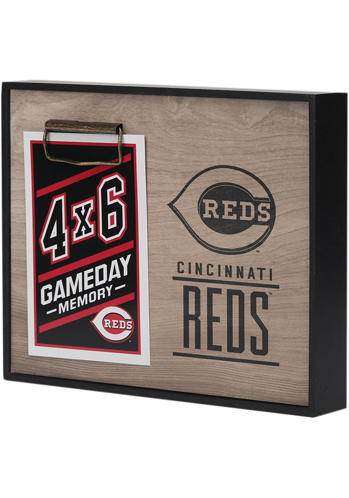 Cincinnati Reds Deep Wood Photo Picture Frame