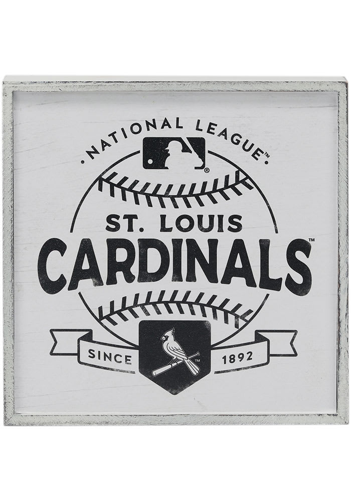 St Louis Cardinals Framed Deep Wood Sign