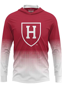 ProSphere Harvard Crimson Mens Crimson Hex Pro Long Sleeve Hoodie
