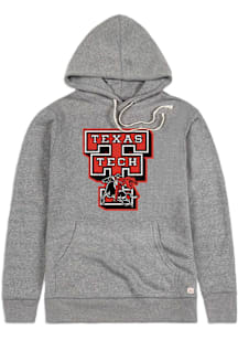 Homefield Texas Tech Red Raiders Mens Grey Vintage Masked Double Rider Fashion Hood