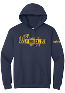 Summit Sportswear Drexel Dragons Mens Navy Blue Admitted Students Day 2024 Long Sleeve Hoodie