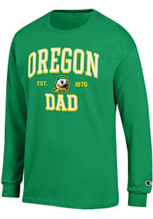 Champion Oregon Ducks Green Est Date Dad Jersey Long Sleeve T Shirt