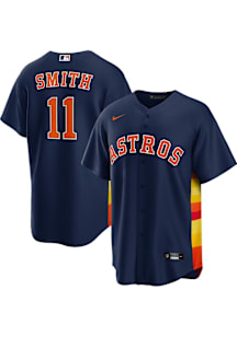 Cam Smith Houston Astros Mens Replica Alt Jersey - Navy Blue