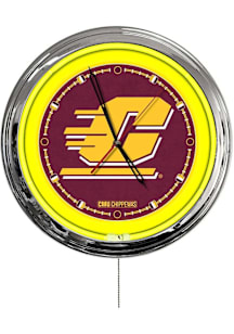 Central Michigan Chippewas Multi Color LED Wall Clock