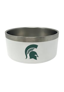 Michigan State Spartans Stainless Steel Dog Pet Bowl Green