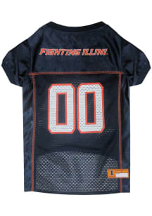 Orange Illinois Fighting Illini Mesh Football Pet Jersey