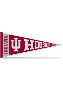 Crimson Indiana Hoosiers Rally Standard 12x30 Pennant