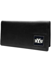 BYU Cougars Leather Mens Bifold Wallet