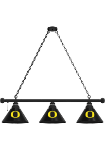 Black Oregon Ducks 3 Shade Billiard Lamp