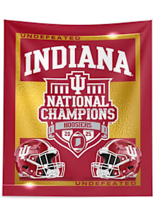Indiana Hoosiers 2025 CFP National Champions 34x40 Tapestry Blanket