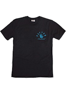 Dayton Flyers Black Rudy Flyer Basketball Drop Short Sleeve Fashion T Shirt