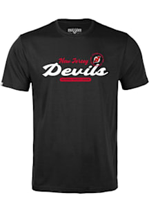 Levelwear New Jersey Devils Youth Black Richmond Jr Monument Short Sleeve T-Shirt