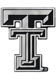 Texas Tech Red Raiders Chrome Car Emblem - Silver