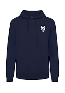 Levelwear New York Yankees Mens Navy Blue Podium Core Long Sleeve Hoodie
