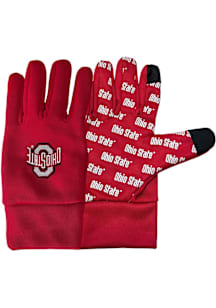 Forever Collectibles Ohio State Buckeyes Wordmark Gripper Mens Gloves