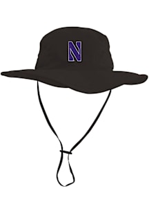 LogoFit Northwestern Wildcats Black Boonie Mens Bucket Hat