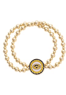 Iowa Hawkeyes Disc Bead Stretch Womens Bracelet