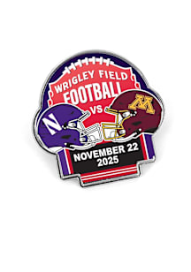 Northwestern Wildcats Souvenir vs Minnesota Game Day Pin - Purple