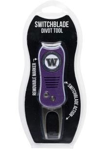 Purple Washington Huskies Switchblade Divot Tool
