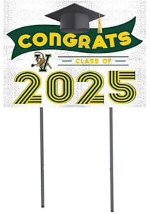 Vermont Catamounts KH Sports Fan 18x24 Yard Sign with Stakes Class of 2025 Yard Sign - White