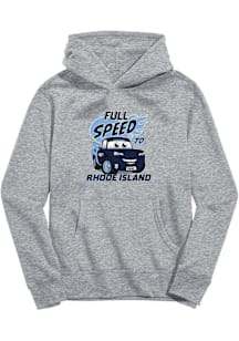 Vive La Fete Rhode Island Rams Toddler Grey Full Speed Long Sleeve Hooded Sweatshirt