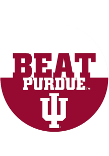 Red Indiana Hoosiers 3&quot; Beat Purdue Button
