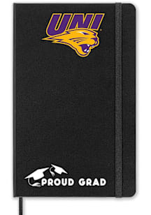 Northern Iowa Panthers Proud Grad team logo Notebook and Folder - Black