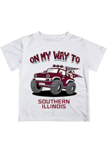 Vive La Fete Southern Illinois Salukis Youth White On My Way Short Sleeve T-Shirt