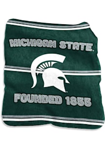 Michigan State Spartans Retro Raschel Throw Blanket - Green