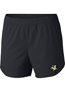 Columbia Vanderbilt Commodores Womens Black Heat Seal Tamiami Pull-On Shorts