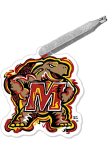 Maryland Terrapins Justin Patten Mascot Ornament - Red