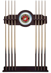 Marine Corps Solid Wood Cue Rack Pool Table