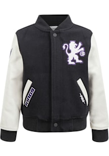Pro Standard Sacramento Kings Boys Black Classic Chenille Lightweight Jacket