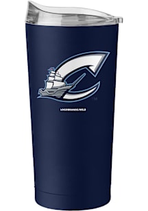 Logo Brands Columbus Clippers 20oz Flipside Powder Coat Stainless Steel Tumbler - Navy Blue
