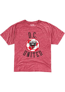 Original Retro Brand DC United Toddler Red Vintage Ball Short Sleeve T-Shirt