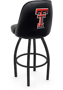 Texas Tech Red Raiders Padded Swivel Pub Stool - Black