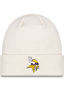 New Era Minnesota Vikings White Cuff Mens Knit Hat