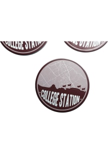 College Station Semi gloss Coaster