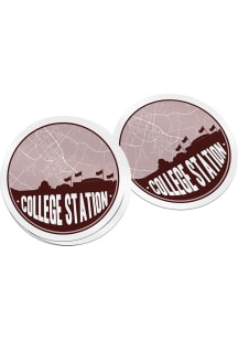 College Station Semi gloss Stickers