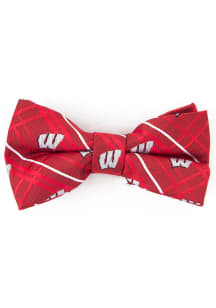 Oxford Bow Wisconsin Badgers Mens Tie - Red