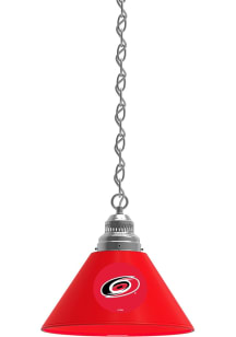 Carolina Hurricanes Single Silver Billiard Lamp